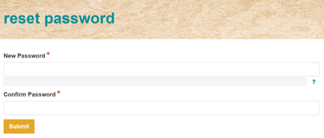 - 4 Enter New Password
